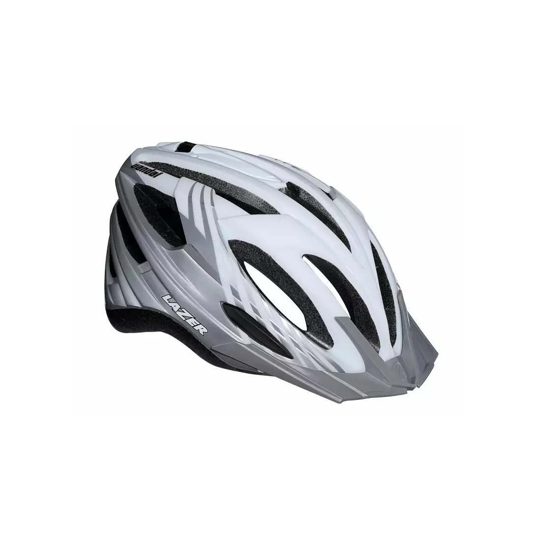 LAZER VANDAL MTB bicycle helmet white and silver