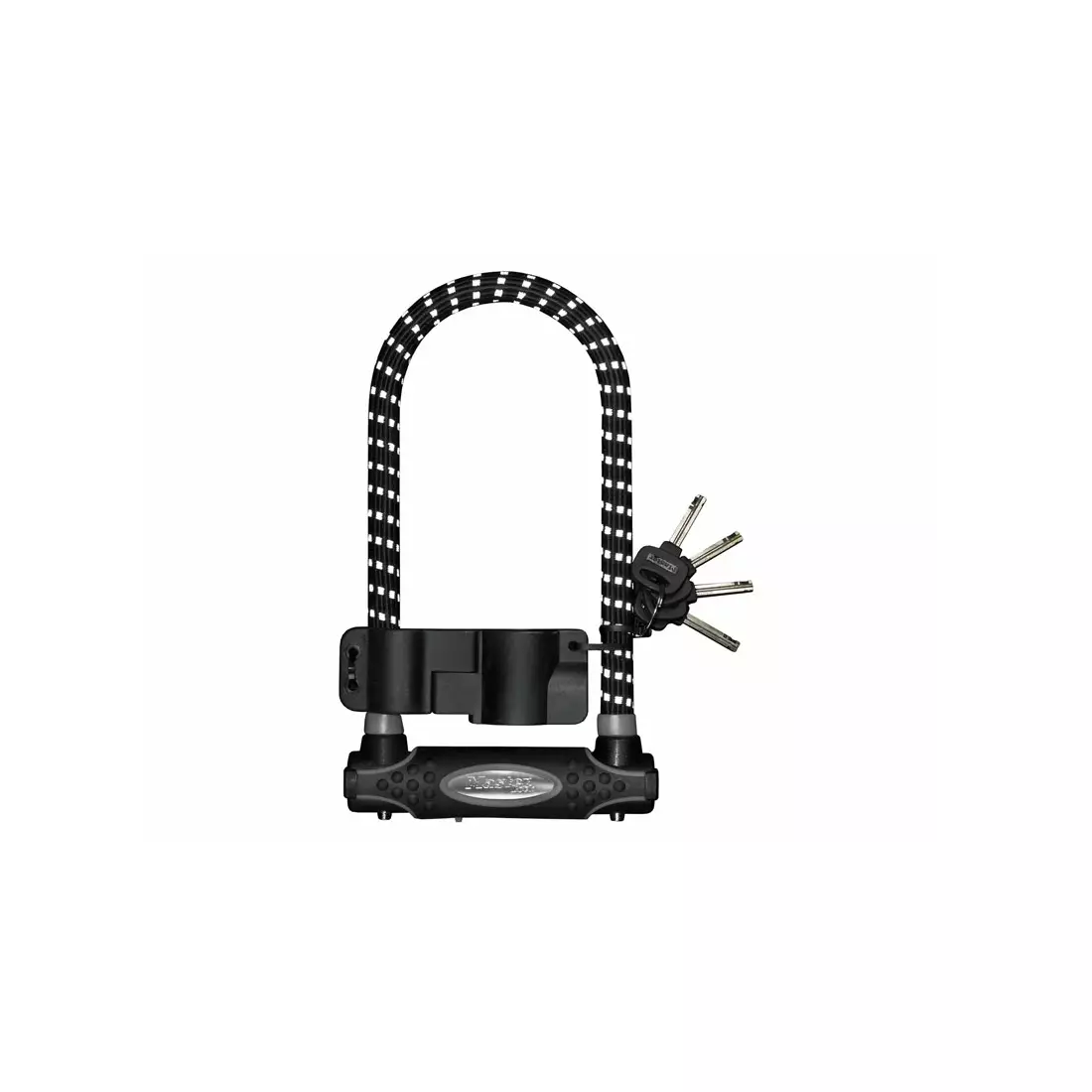 MASTERLOCK 8195LW U-LOCK bicycle lock 13mm 110mm 280mm KEY covered with rubber with reflection black MRL-8195EURDPROLWREF SS16