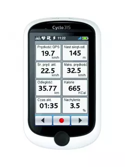 MIO CYCLO 315 HC GPS bicycle navigation with maps