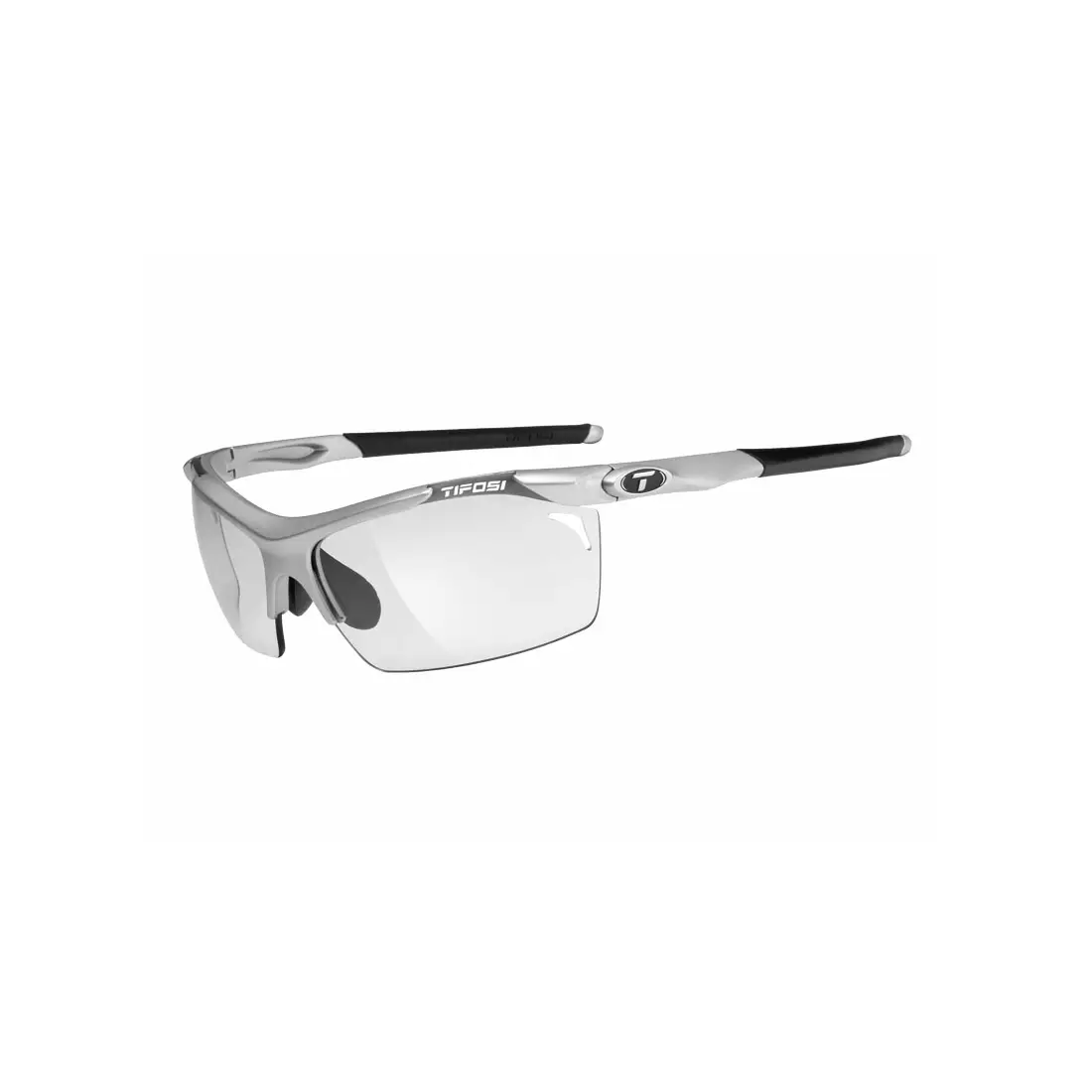 Photochromic glasses TIFOSI TEMPT FOTOTEC matte silver (Light Night photochrome) TFI-0140300531