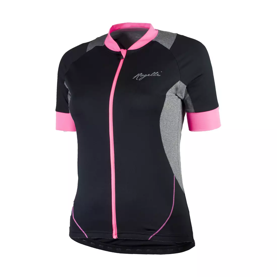 ROGELLI CARLYN - women's cycling jersey 010.026, black and pink