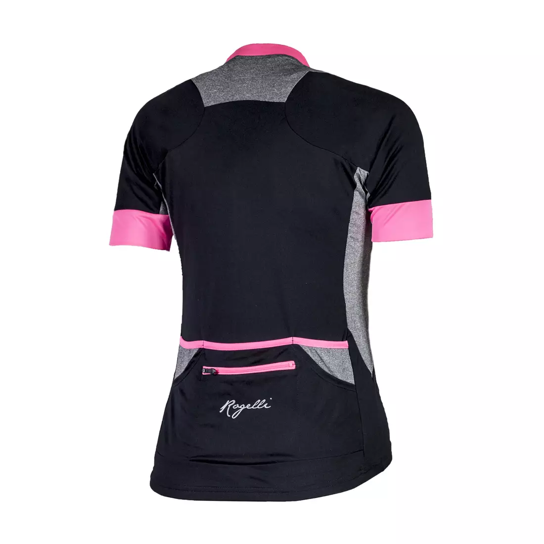 ROGELLI CARLYN - women's cycling jersey 010.026, black and pink