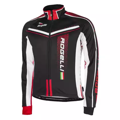 ROGELLI GARA MOSTRO black-red cycling warm blouse 001.246