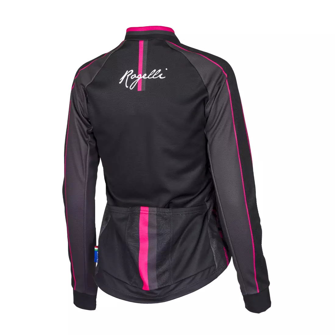 ROGELLI MANICA ROSA 010.137 women's cycling sweatshirt, black and pink