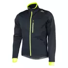 ROGELLI RENON winter Softshell cycling jacket, 003.112. black-fluorine