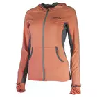 ROGELLI ROSETTA women's long-sleeved T-shirt with hood 050.409, color: coral