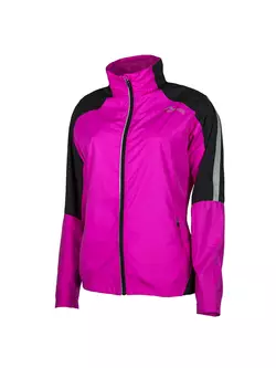 ROGELLI RUN CWEN 840.853- women's running windbreaker jacket, color: pink