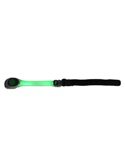 ROGELLI SS18 NEON LED - shoulder light/velcro light: green