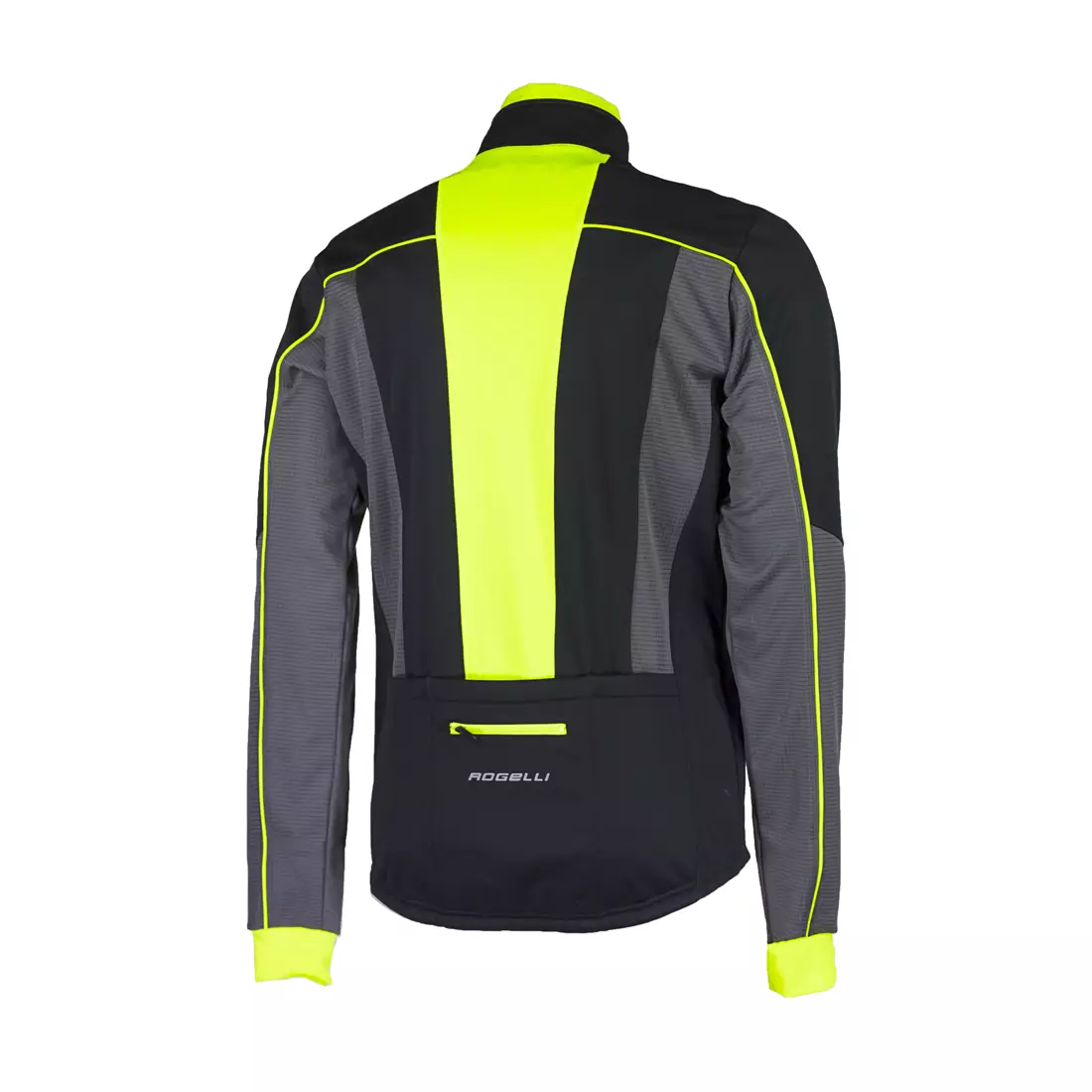 ROGELLI TRANI 2.0 winter Softshell cycling jacket 003.113 black-fluor