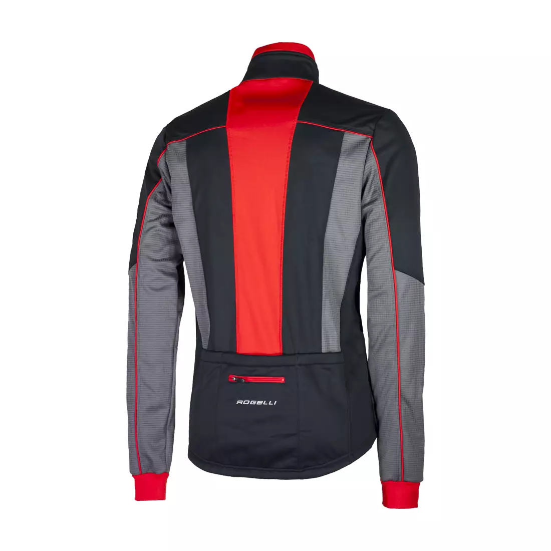 ROGELLI TRANI 2.0 winter Softshell cycling jacket 003.114 black-red