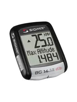 SIGMA BC 14.12 STS -ALTI - bicycle computer