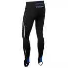 TENN OUTDOORS LAZER insulated cycling pants, black and blue