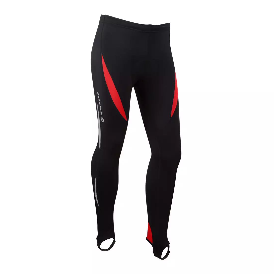 TENN OUTDOORS LAZER insulated cycling pants, black and red