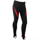TENN OUTDOORS LAZER insulated cycling pants, black and red