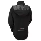 TENN OUTDOORS SWIFT rainproof cycling jacket with hood, black