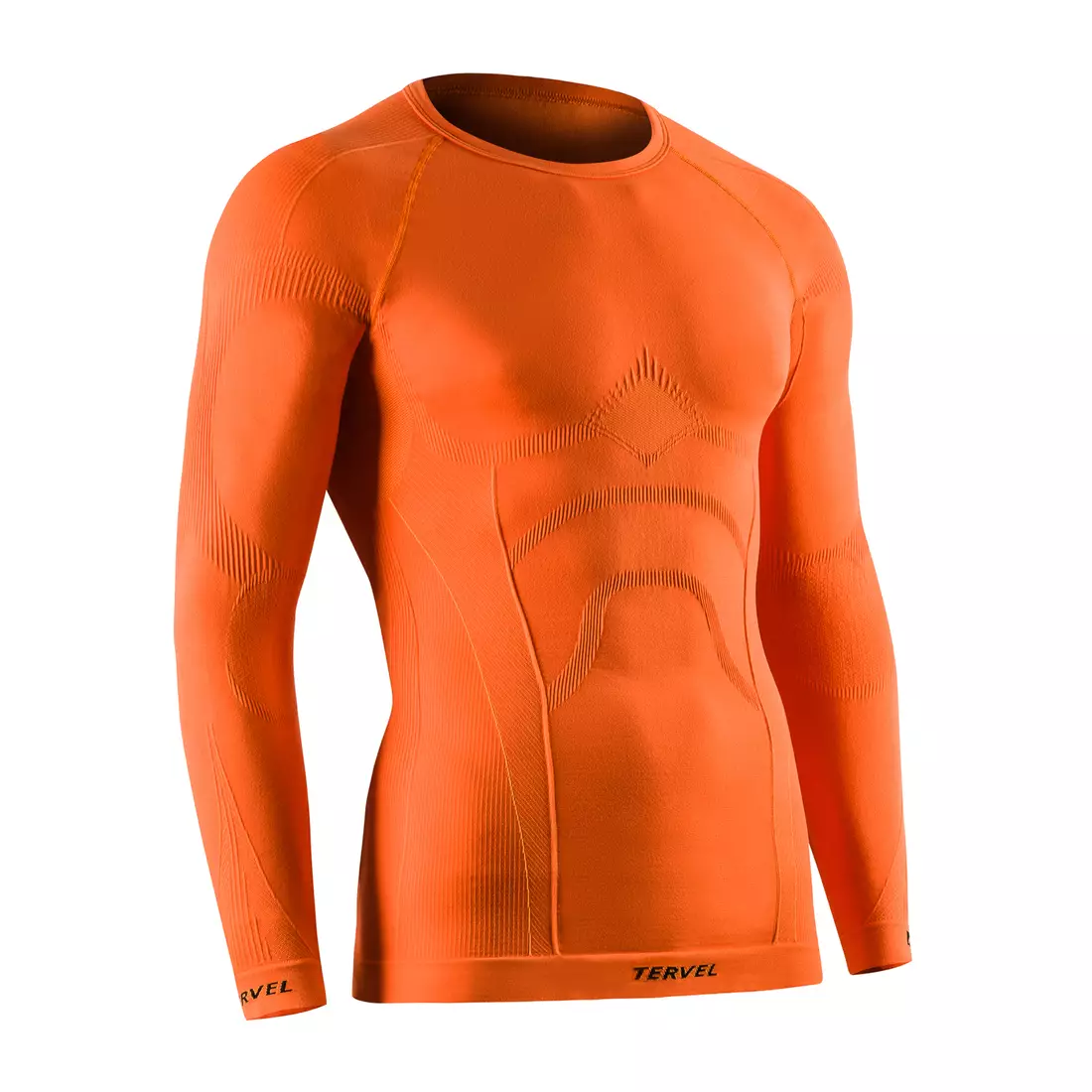 TERVEL COMFORTLINE 1002 - men's thermal T-shirt, long sleeve, color: Orange
