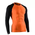 TERVEL COMFORTLINE 1002 - men's thermal T-shirt, long sleeve, color: Orange-black