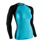 TERVEL COMFORTLINE 2002 - women's thermal T-shirt, long sleeve, color: Blue (ocean)-black