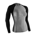 TERVEL COMFORTLINE 2002 - women's thermal T-shirt, long sleeve, color: Melange-black