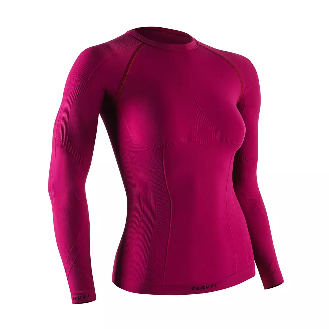 TERVEL COMFORTLINE 2002 - women's thermal T-shirt, long sleeve, color: Pink (carmine)