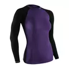 TERVEL COMFORTLINE 2002 - women's thermal T-shirt, long sleeve, color: Violet (lilac)-black