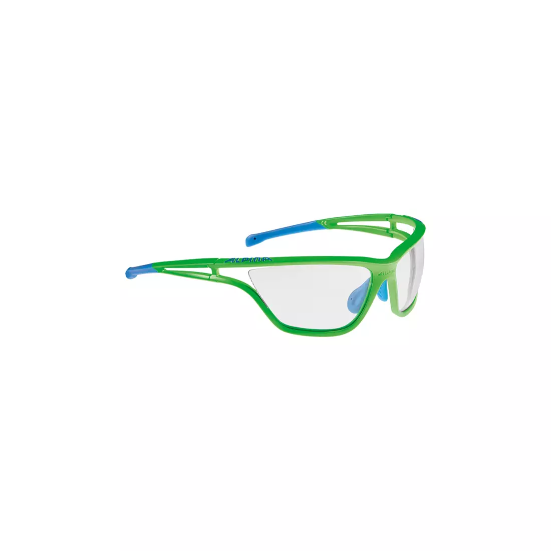 ALPINA SS17 EYE-5 VL+ photochromic glasses A8532177, neongreen matt-blue, glass: CV + black S1-S3