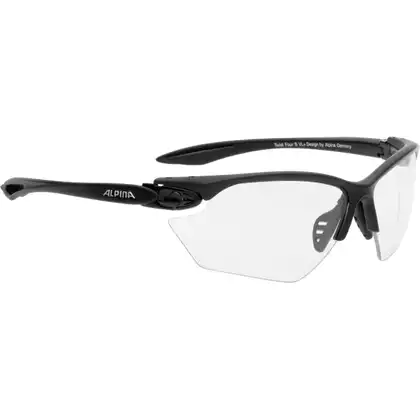 ALPINA SS17 TWIST FOUR S VL+ photochromic glasses A8507131, black matt glass: CV + black S1-S3