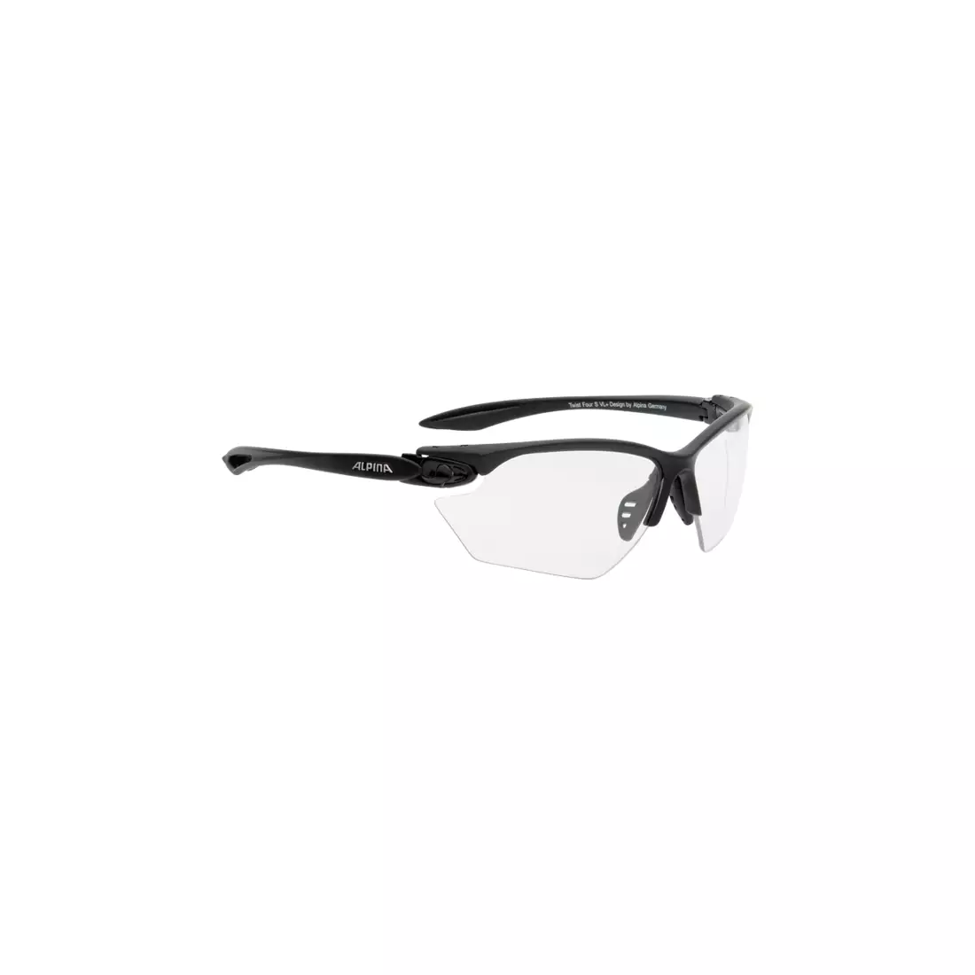 ALPINA SS17 TWIST FOUR S VL+ photochromic glasses A8507131, black matt glass: CV + black S1-S3