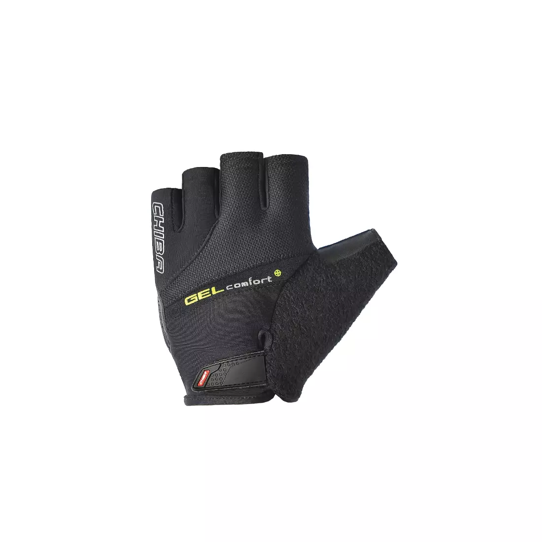 CHIBA GEL COMFORT PLUS cycling gloves, black