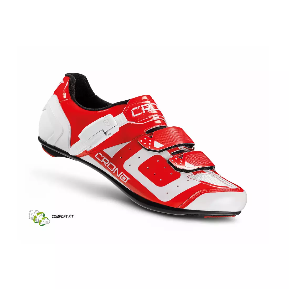 CRONO CR3 nylon - road cycling shoes, red