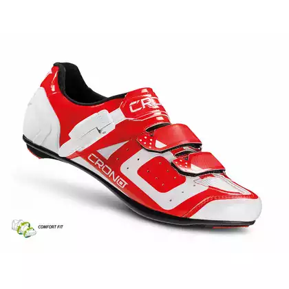 CRONO CR3 nylon - szosowe buty rowerowe, czerwone