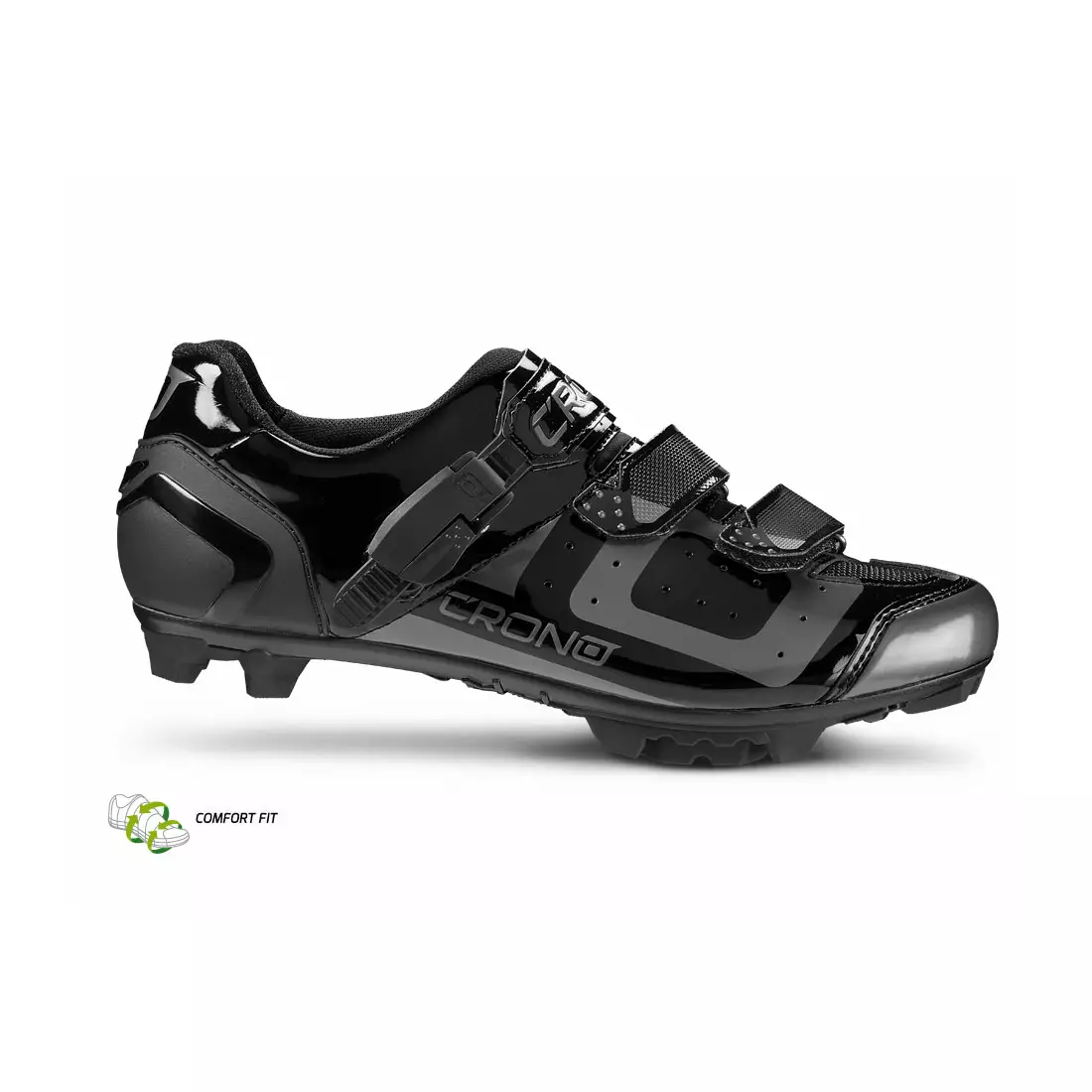 CRONO CX3 nylon - MTB cycling shoes, black