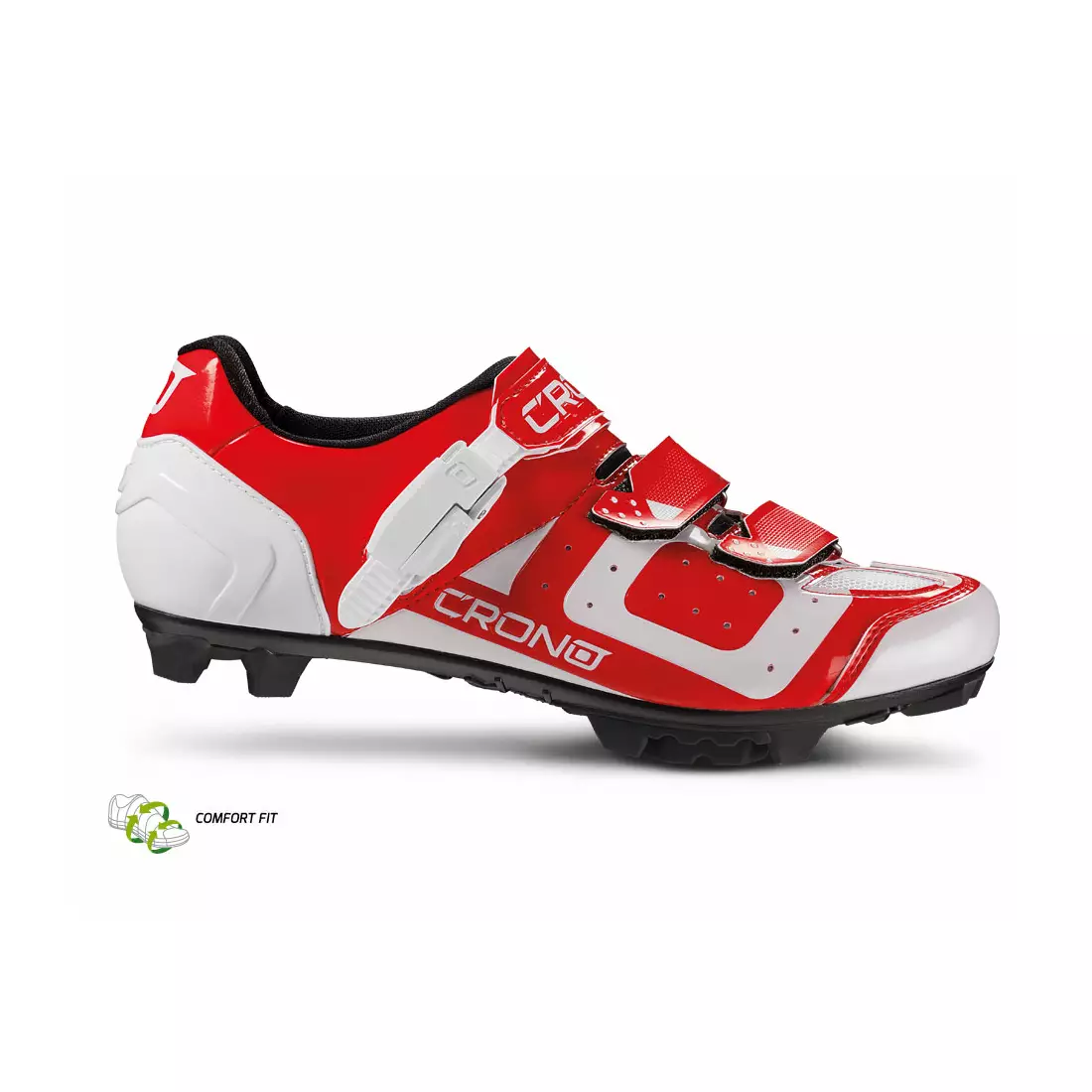 CRONO CX3 nylon - MTB cycling shoes, red