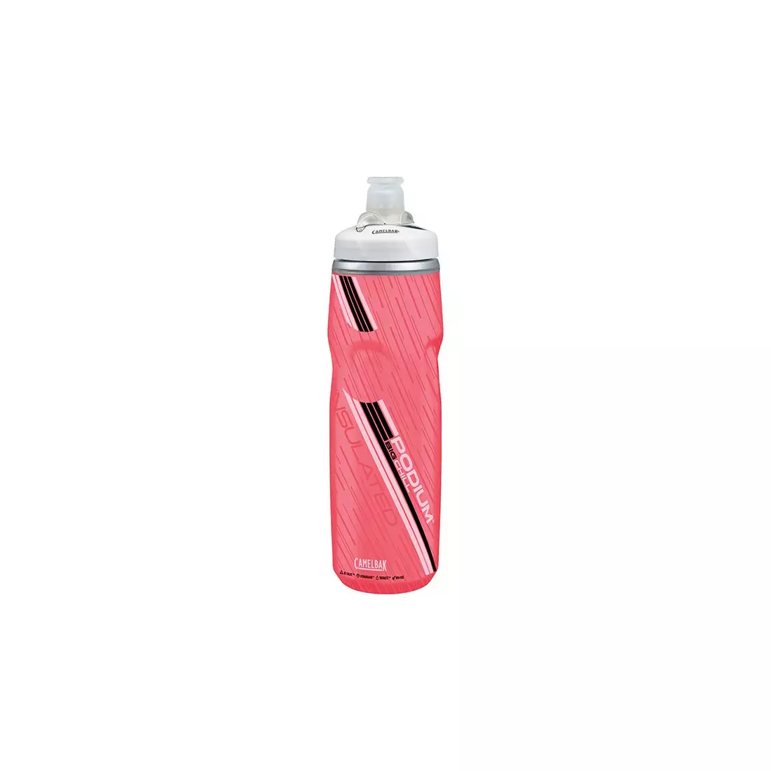Camelbak SS17 Podium Big Chill thermal bicycle bottle 25oz/ 750 ml Power Pink