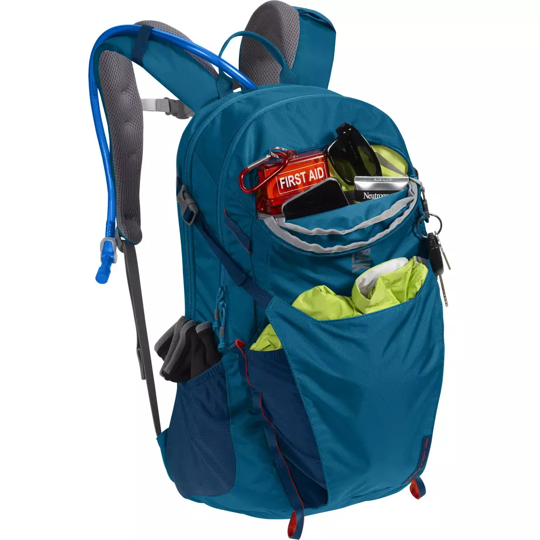 Camelbak SS17 running backpack Rim Runner 22 85oz/ 2.5L Charcoal/Grecian Blue 1105001900