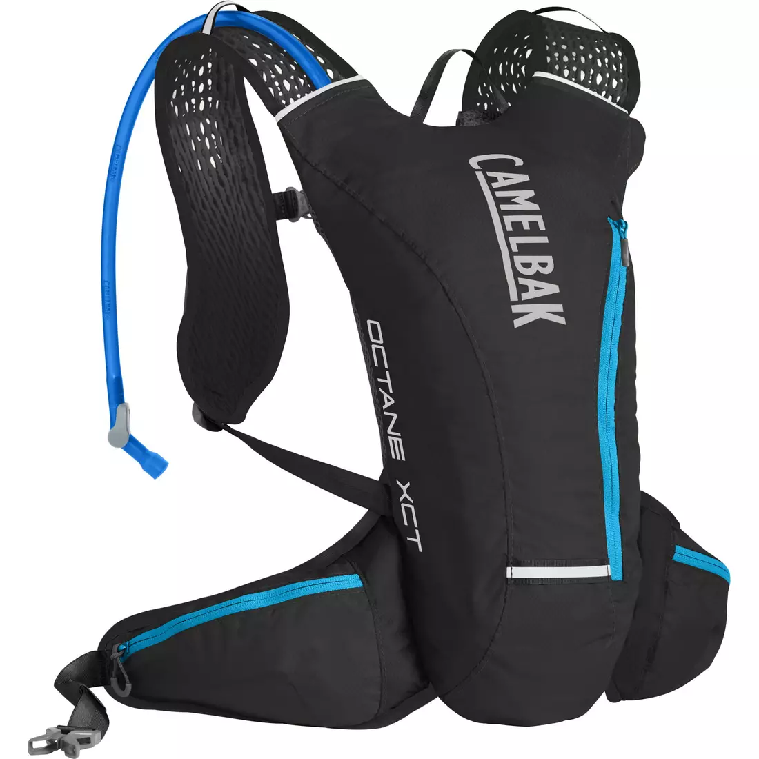 Camelbak SS18 a running backpack with a water bag Octane XCT 70 oz Black/Atomic Blue 1140001900