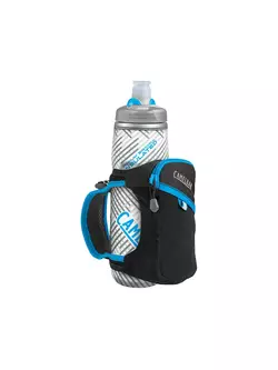 Camelbak thermal water bottle with a running handle Quick Grip Chill 620 ml Black/Atomic Blue 