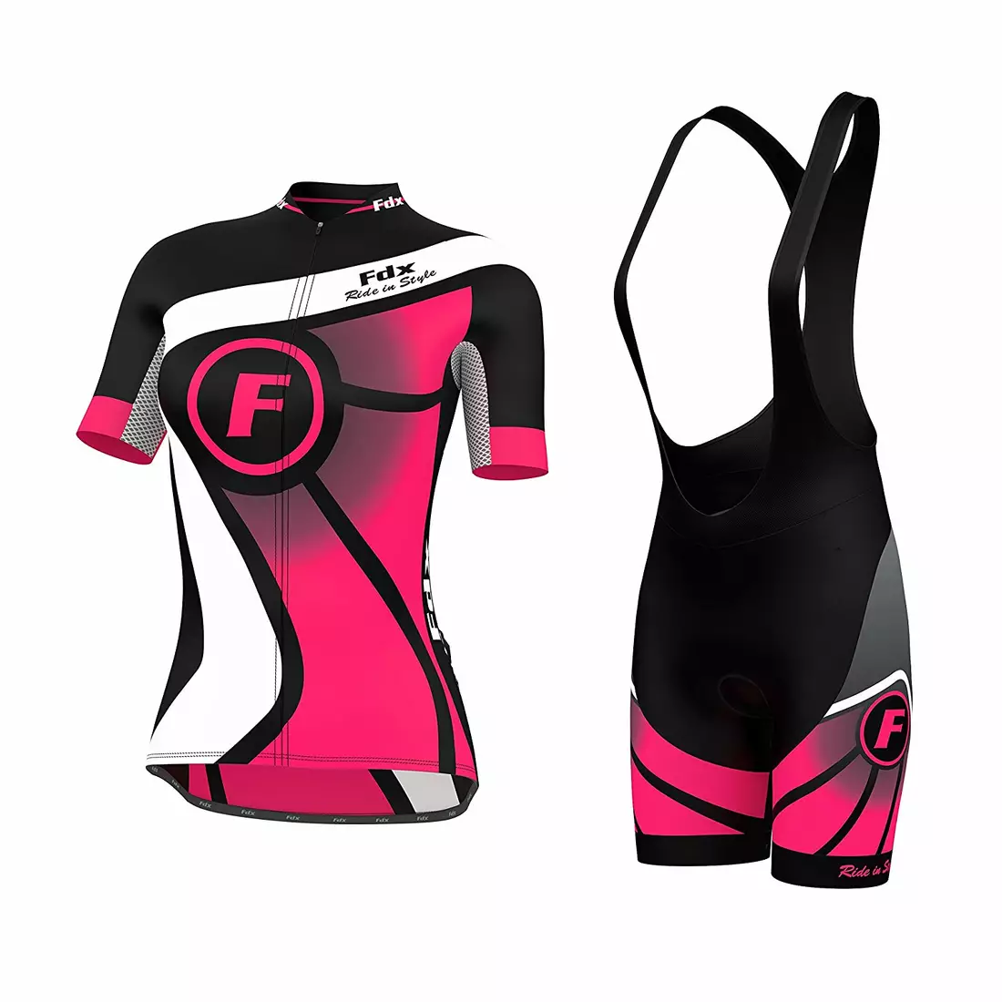 FDX 1020 women's bike set, black and pink