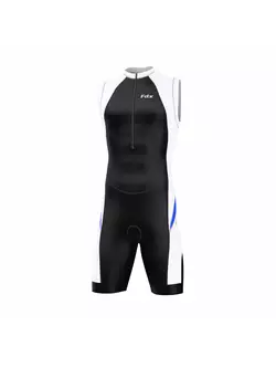 FDX 1030 triathlon suit black, white and blue