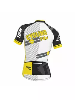 FDX 1050 men's cycling jersey black and yellow