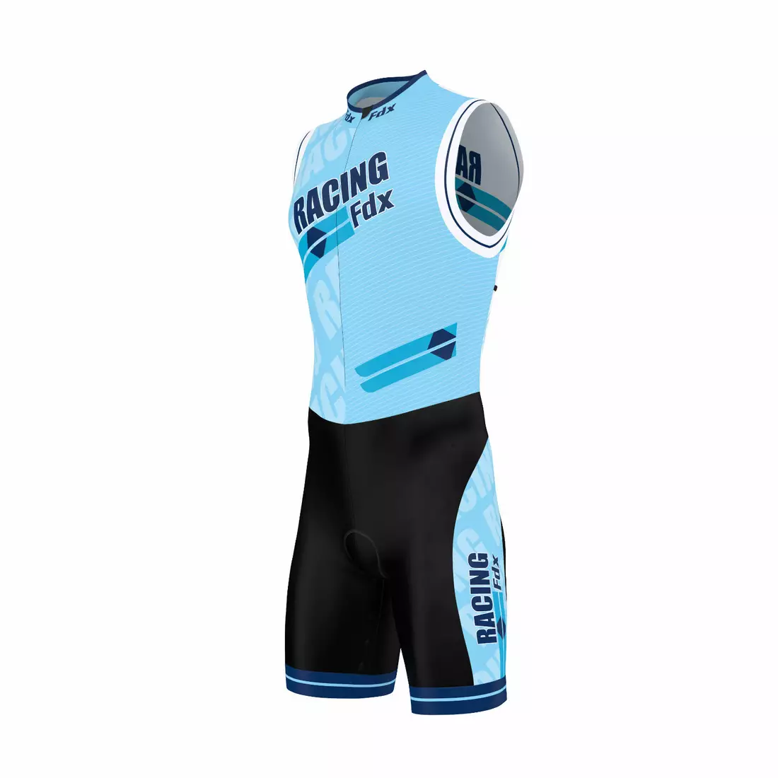 FDX 1050 triathlon suit black and blue