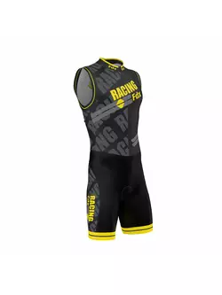 FDX 1050 triathlon suit black and yellow