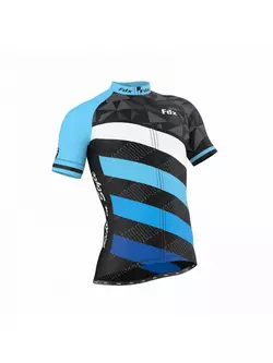FDX 1260 men's cycling jersey K/R black-blue-white