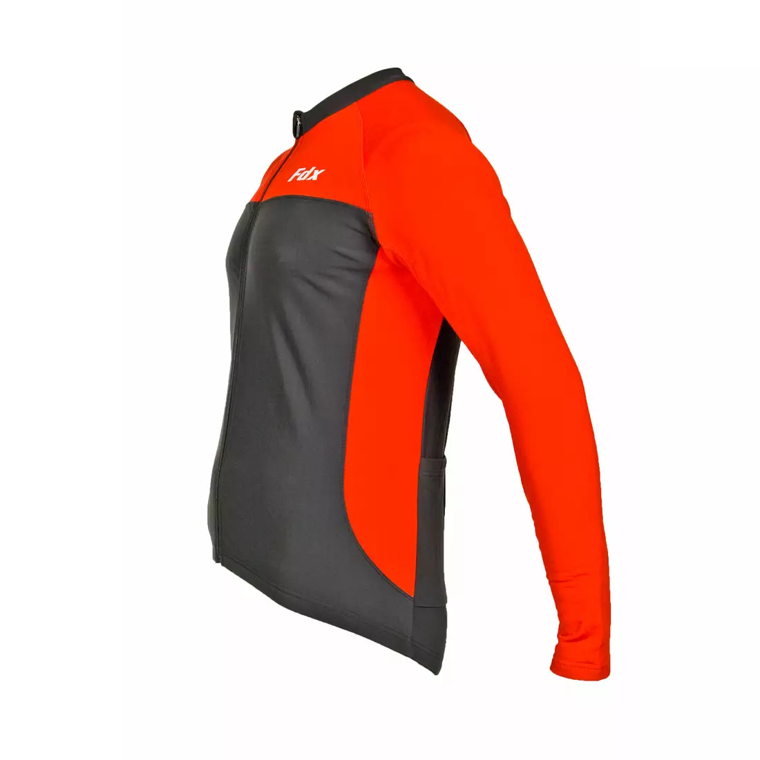 FDX 1280 men's cycling jersey, black and red