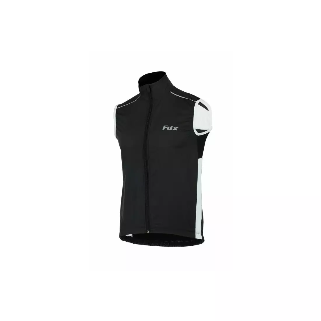 FDX 1510 men's cycling vest black and white