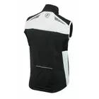 FDX 1510 men's cycling vest black and white