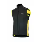 FDX 1510 men's cycling vest, black and yellow