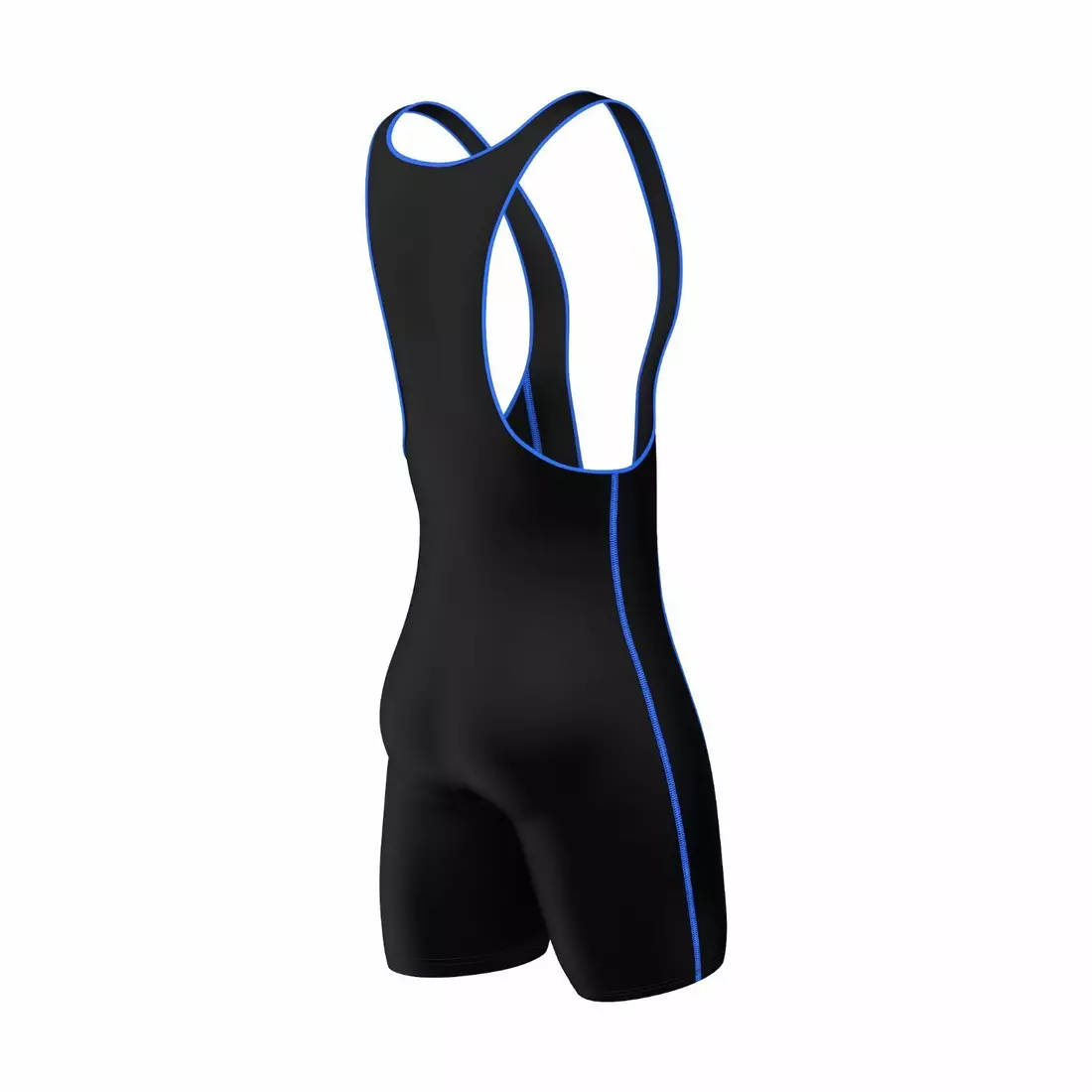 FDX 1610 bib shorts, black and blue