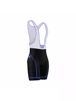 FDX 970 men's bib shorts, black and blue