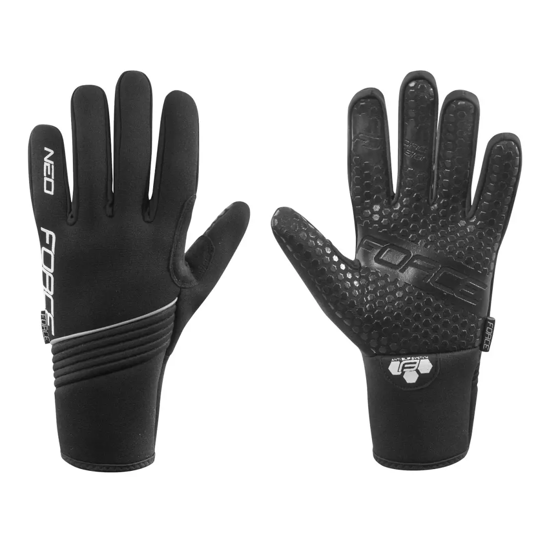 FORCE 90465 NEO winter gloves, black